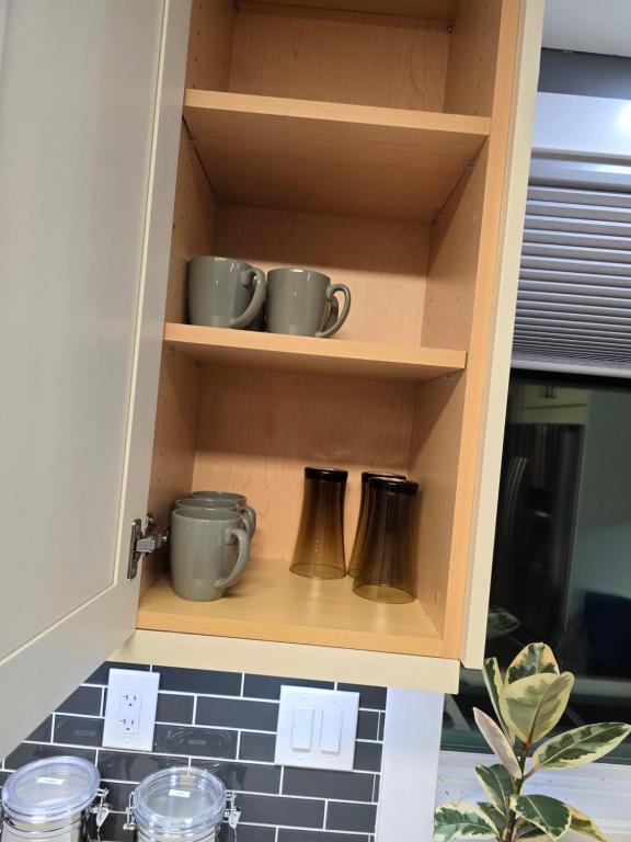 Kuchyň nebo kuchyňský kout v ubytování Cozy 2