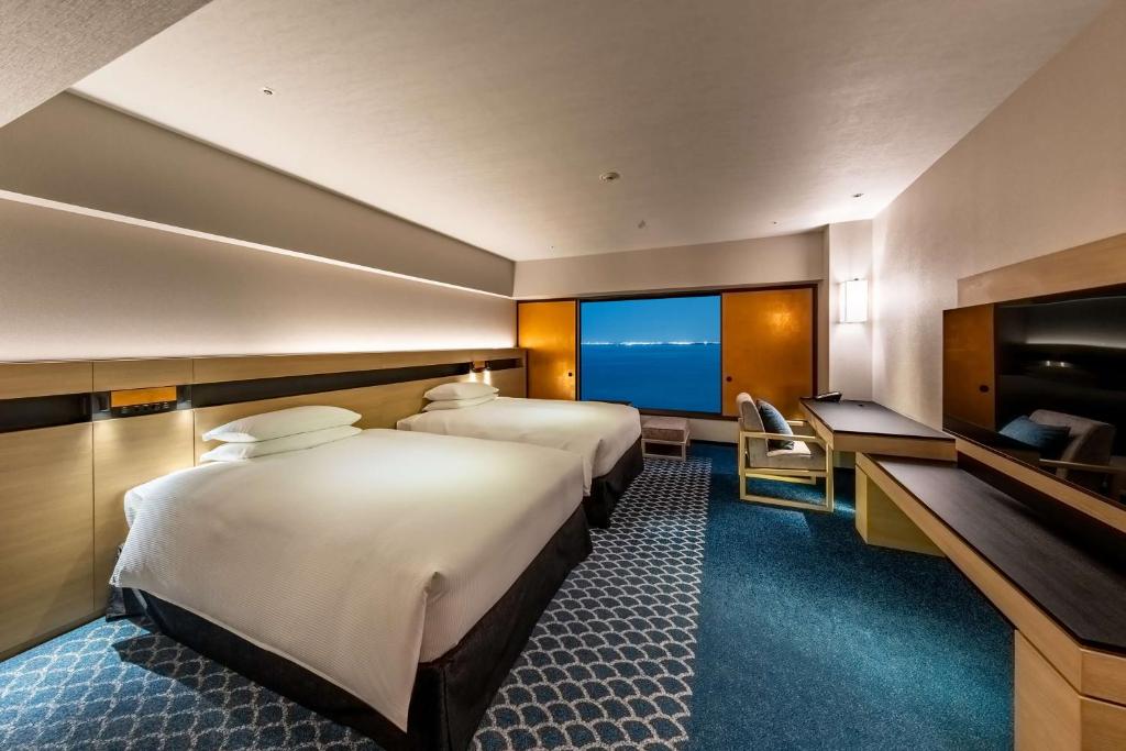 Travel Proud Sustainability certification Hilton Tokyo Bay - Deluxe Tweepersoonskamer Met Uitzicht Op De Oceaan