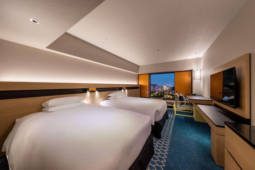 Travel Proud Sustainability certification Hilton Tokyo Bay - Deluxe Tweepersoonskamer Met Uitzicht Op Het Park