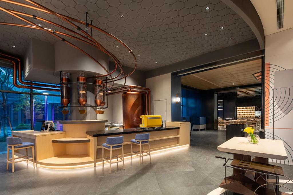 Posezení v ubytování EVEN Hotel Shanghai Hongqiao CBD by IHG