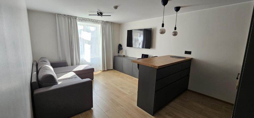 TV a/nebo společenská místnost v ubytování Suur-Posti Apartments