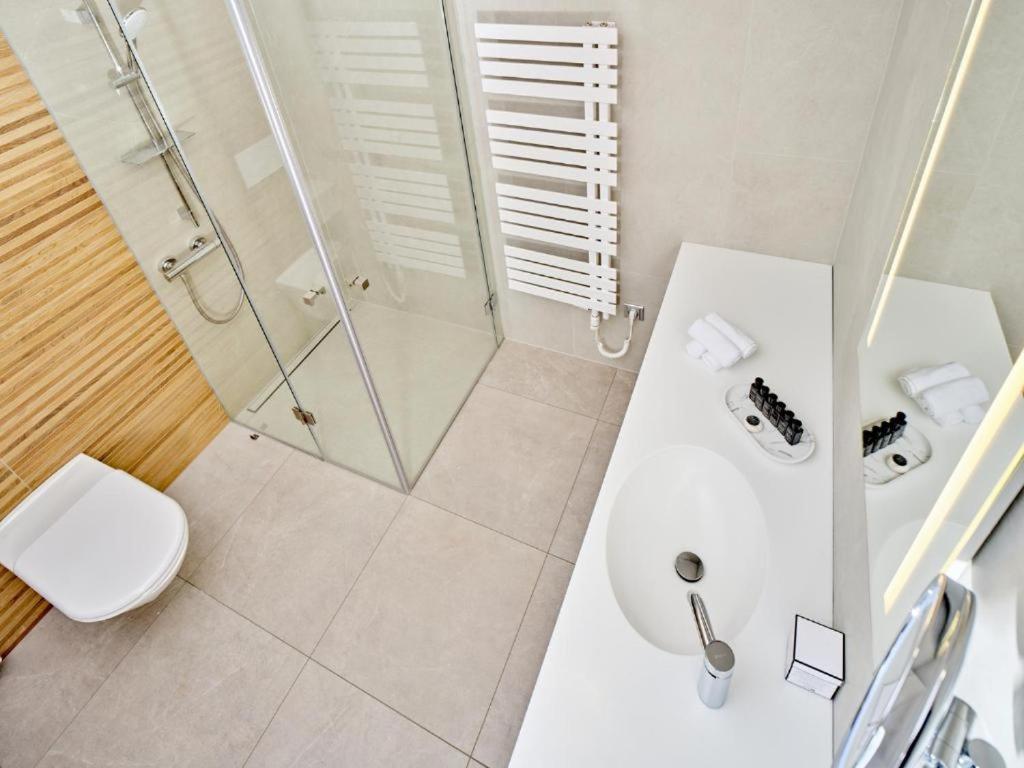 Koupelna v ubytování Spa hotel Lanterna