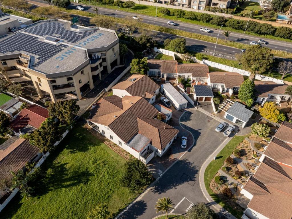 an overhead view of a house in a suburb at Cape Panorama Lodge in Panorama