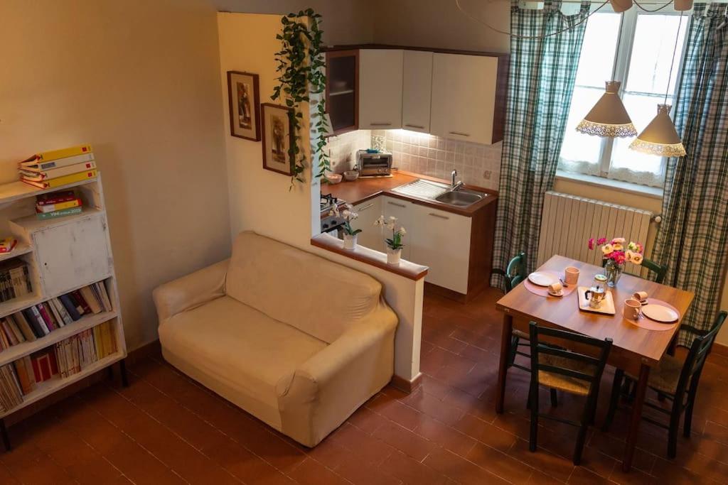 Posezení v ubytování Casa La Lilla