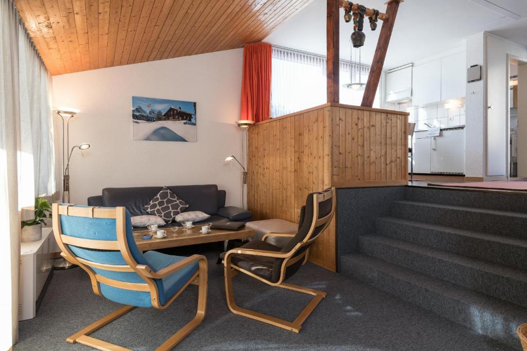 Posezení v ubytování Chalet Pfiff