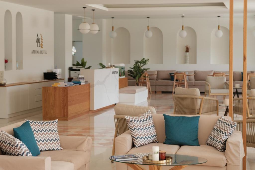 Posezení v ubytování Hotel Athina