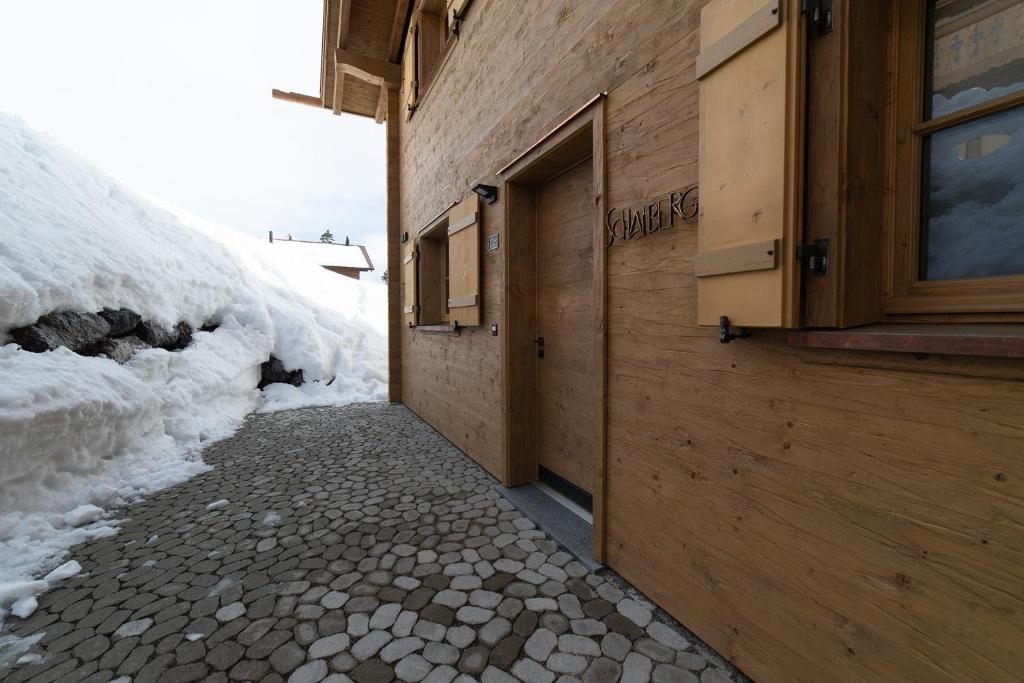 Chalet Schafberg v zimě