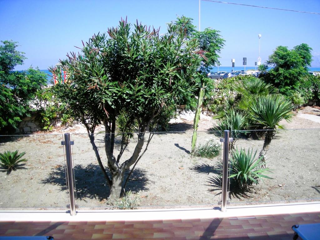 A garden outside Villa On The Beach Spiaggia Plaia