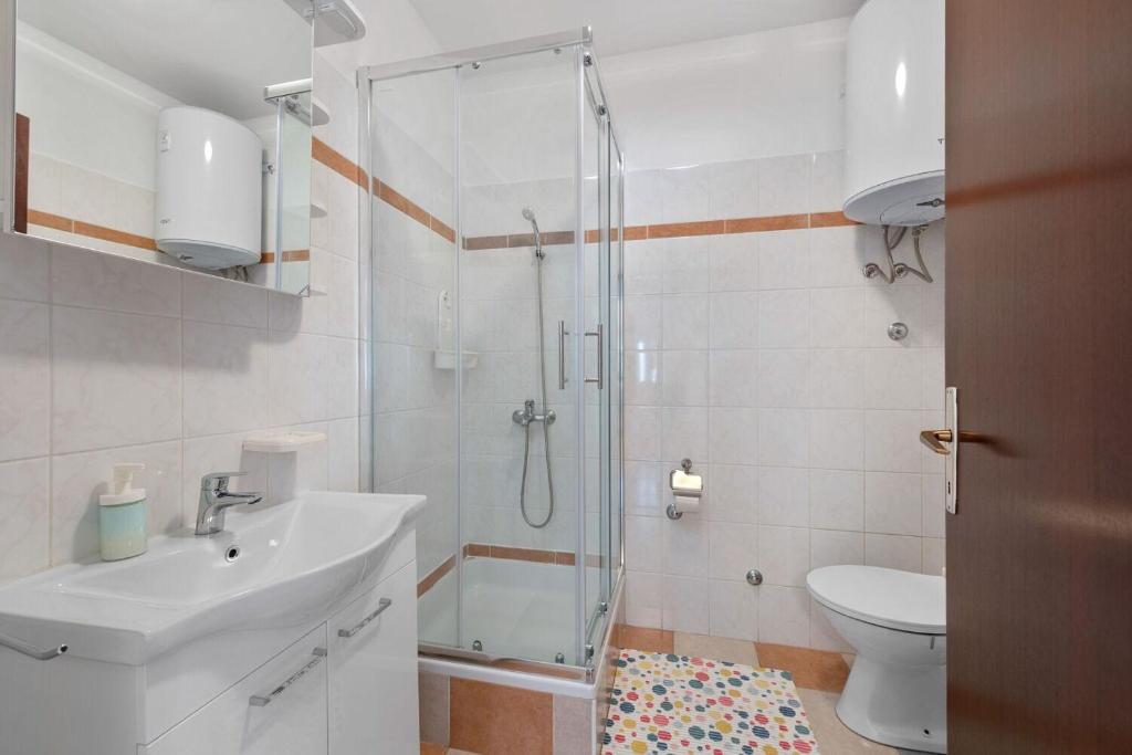 Koupelna v ubytování Apartment Uga2