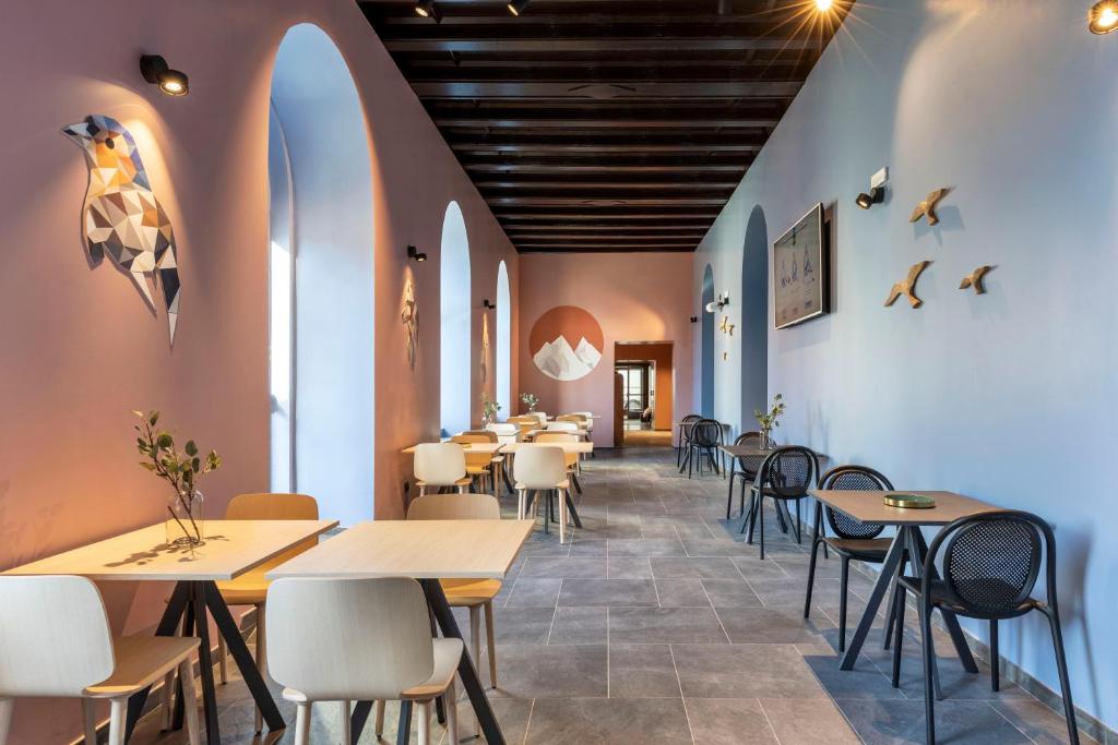 Гостиная зона в B&B Hotel Passo Tre Croci Cortina