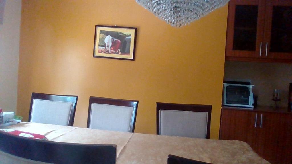 Kuchyň nebo kuchyňský kout v ubytování Jo-Casa