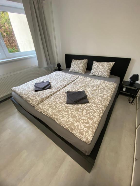 Postel nebo postele na pokoji v ubytování Guest Room Turnov