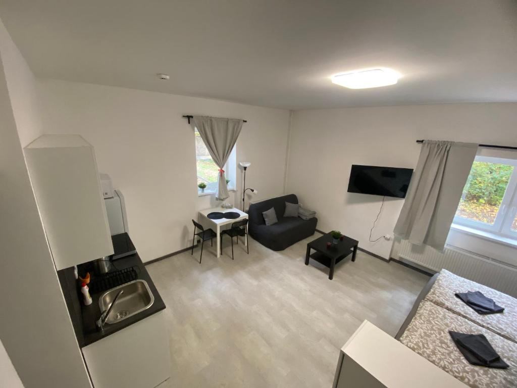 TV a/nebo společenská místnost v ubytování Guest Room Turnov