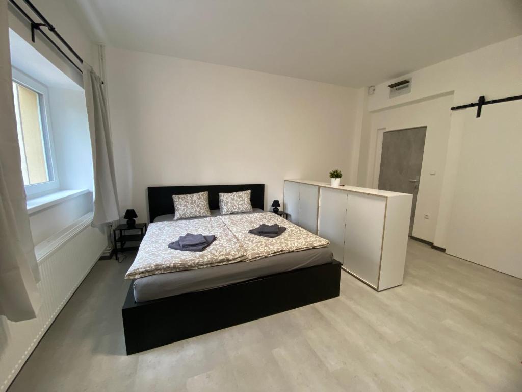 Postel nebo postele na pokoji v ubytování Guest Room Turnov