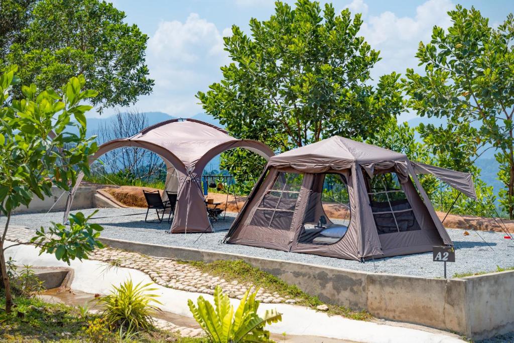 Zahrada ubytování Camp Lù Yīng