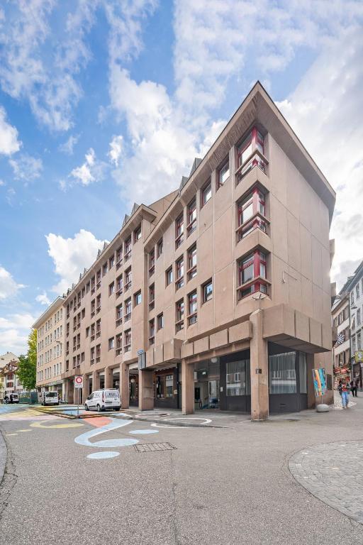 Budova, kde se aparthotel nachází