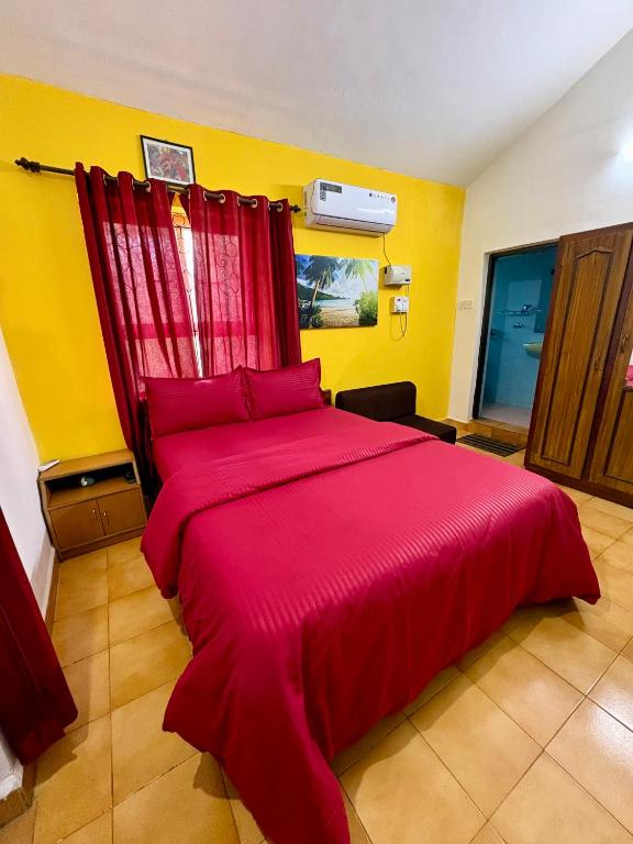 Postel nebo postele na pokoji v ubytování Jes Guest House