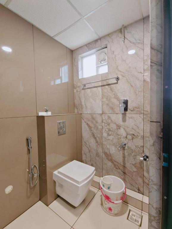 Koupelna v ubytování Nest Residency