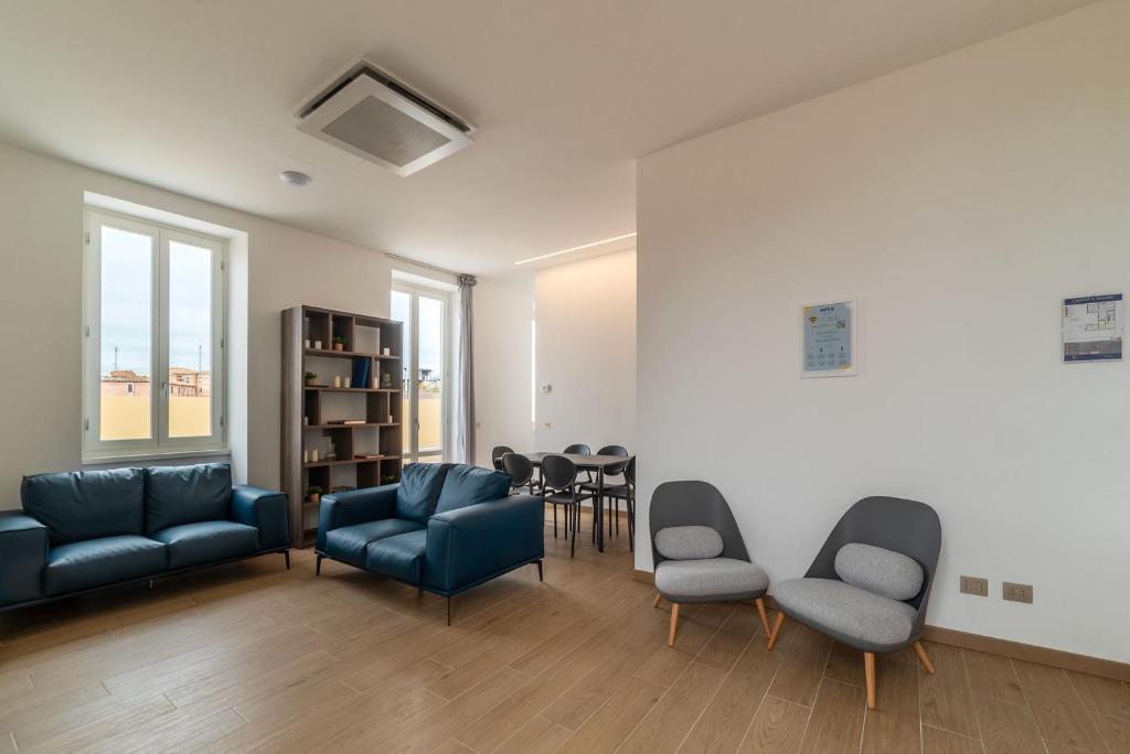 Istumisnurk majutusasutuses JOIVY Cavour Luxury Apartments