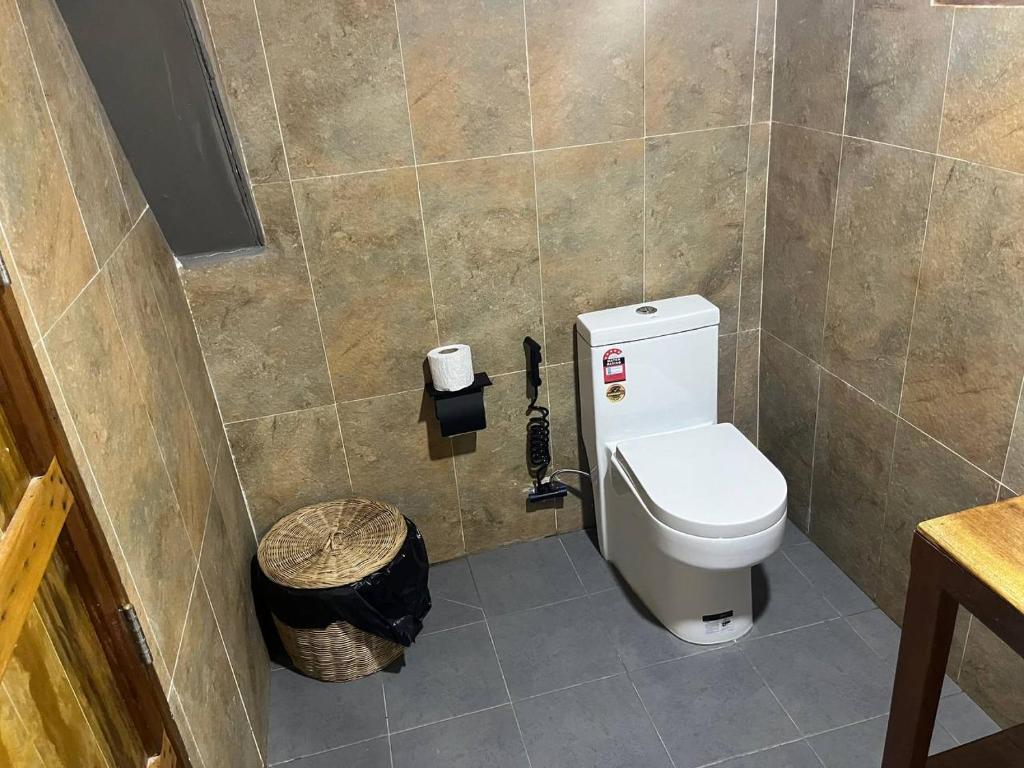 Koupelna v ubytování Coco Bungalows