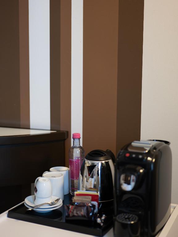 Coffee and tea making facilities at San Valentino Hotel