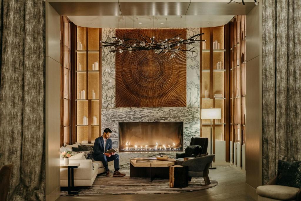 Posezení v ubytování The Ritz-Carlton, Portland