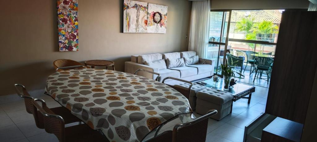 Posezení v ubytování Villas Borabora Apartamento Praia