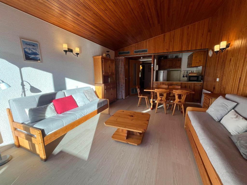 Posezení v ubytování Appt. central à Châtel - Parking, WIFI, Animaux admis, 4 pers. - FR-1-198-176