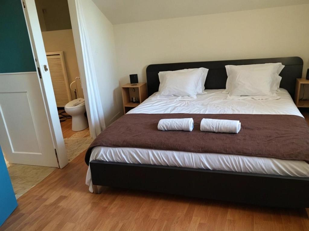 Postel nebo postele na pokoji v ubytování Villa COLBER