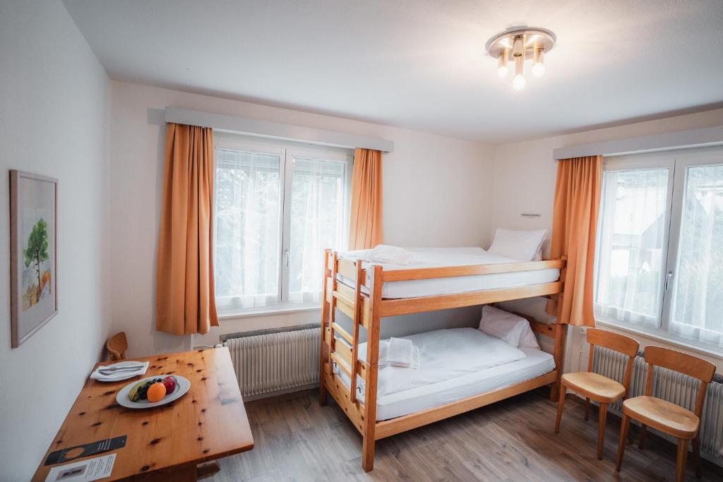 Postel nebo postele na pokoji v ubytování B&B Haus Schönstatt contactless- Check-In