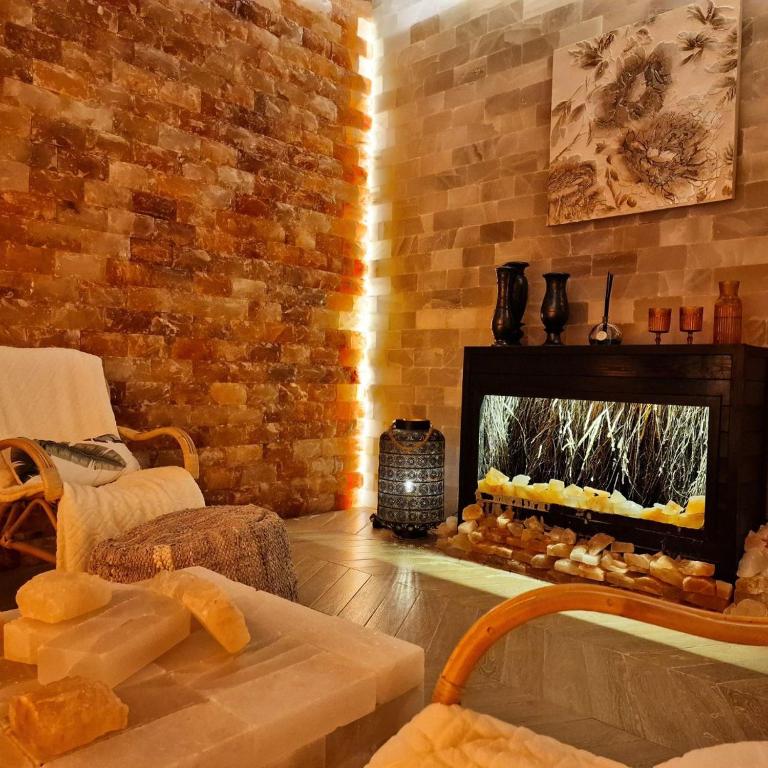 Posezení v ubytování Villa Vis a Vis