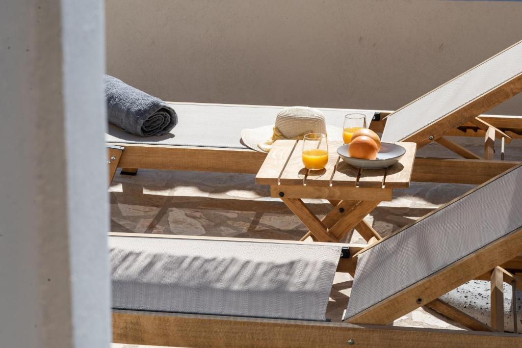 Balkón nebo terasa v ubytování ULIVETO PAXOS
