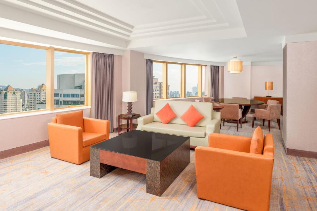 Posezení v ubytování Sheraton Xiamen Hotel
