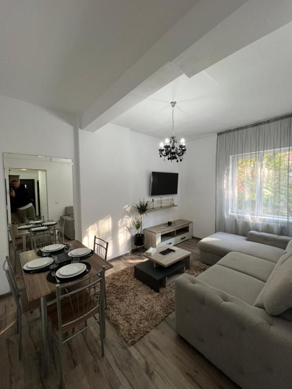 Μια τηλεόραση ή/και κέντρο ψυχαγωγίας στο Central Cozy Apartament