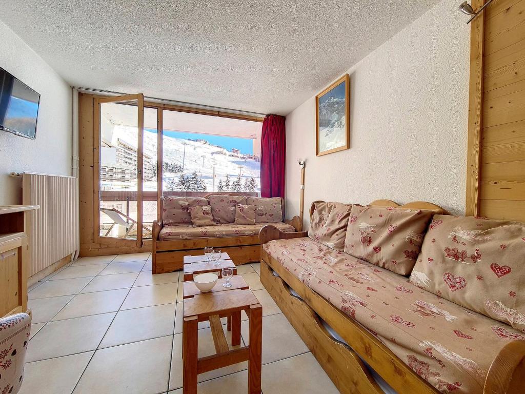 Appartement rénové 2 pièces, Ski aux pieds, Balcon sud - FR-1-344-856