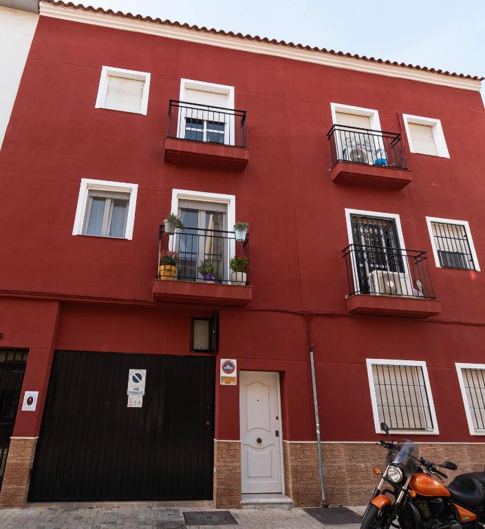 Budynek, w którym mieści się apartament