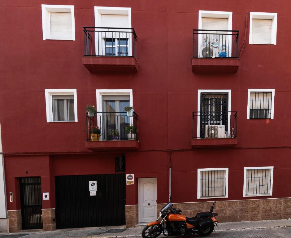 Budynek, w którym mieści się apartament