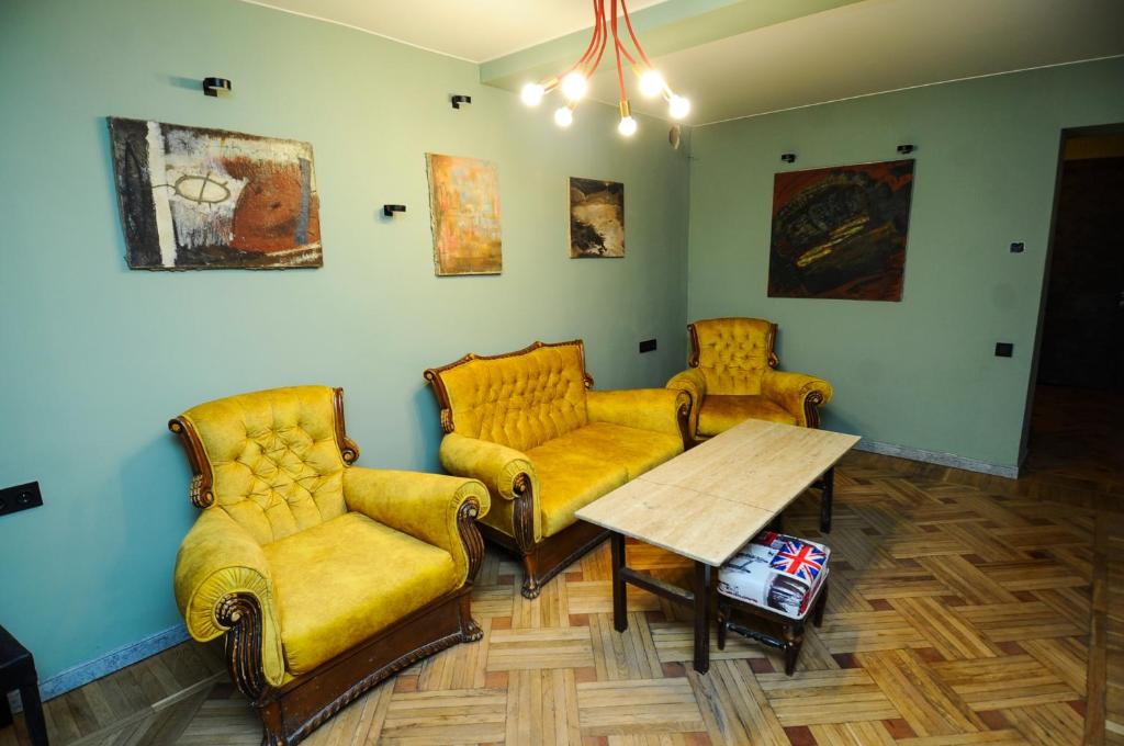 Posezení v ubytování Art Hotel Home