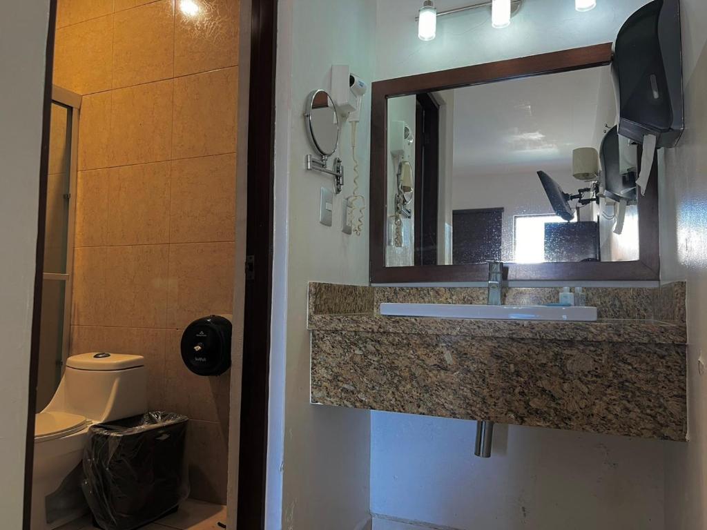 Koupelna v ubytování Hotel Maioris Guadalajara
