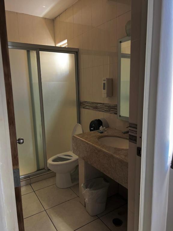 Koupelna v ubytování Hotel Maioris Guadalajara