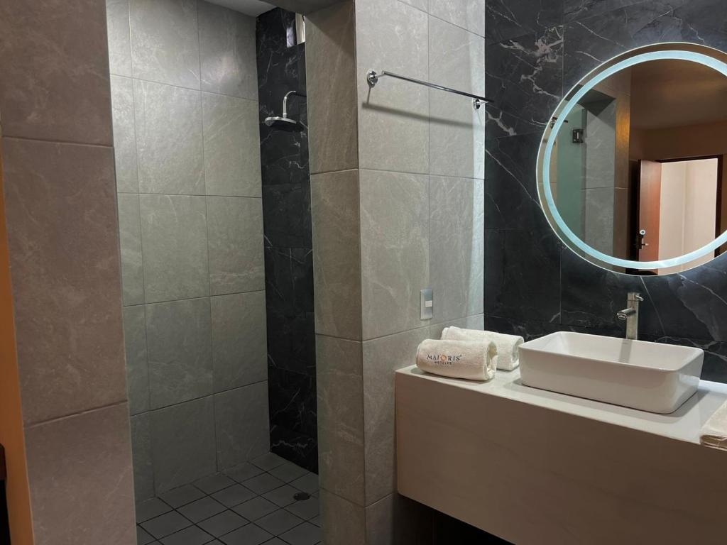 Koupelna v ubytování Hotel Maioris Guadalajara