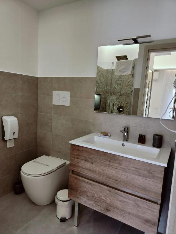 Koupelna v ubytování Bijou rooms