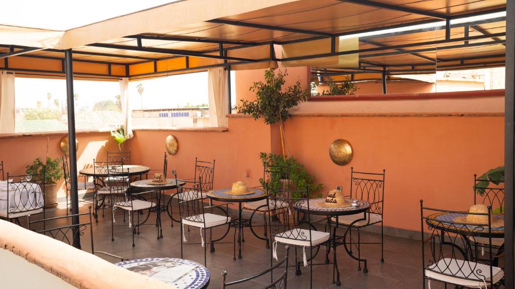Restaurace v ubytování Riad Allal