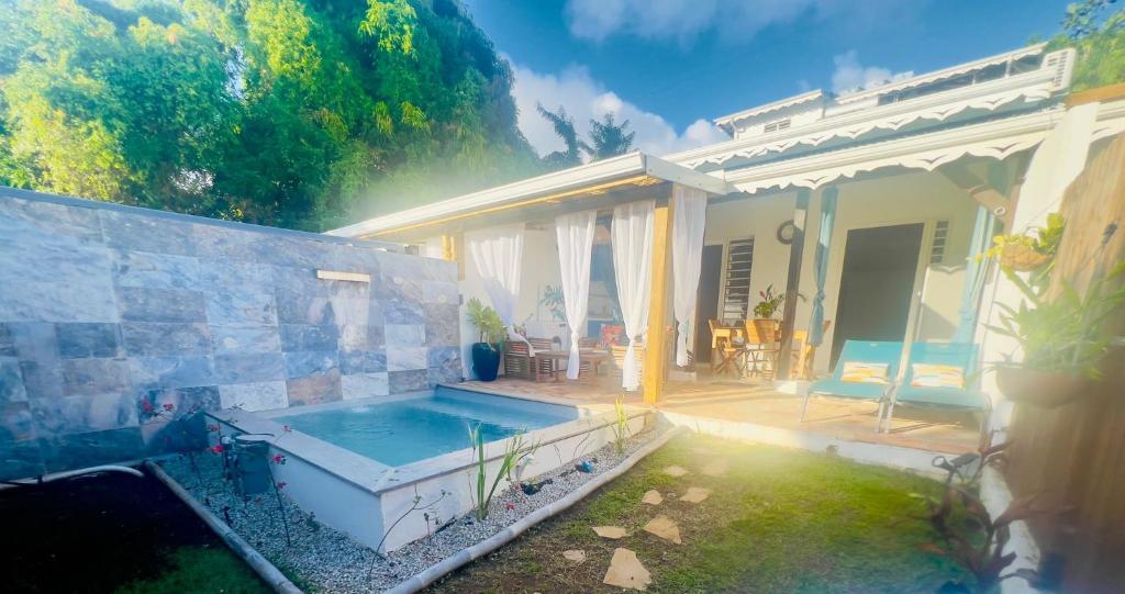 Zahrada ubytování Zandoli piscine, vue mer, paisible, jardin