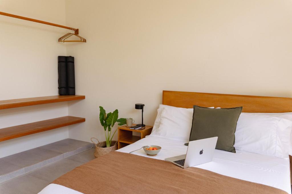Postel nebo postele na pokoji v ubytování Casa Ocaso