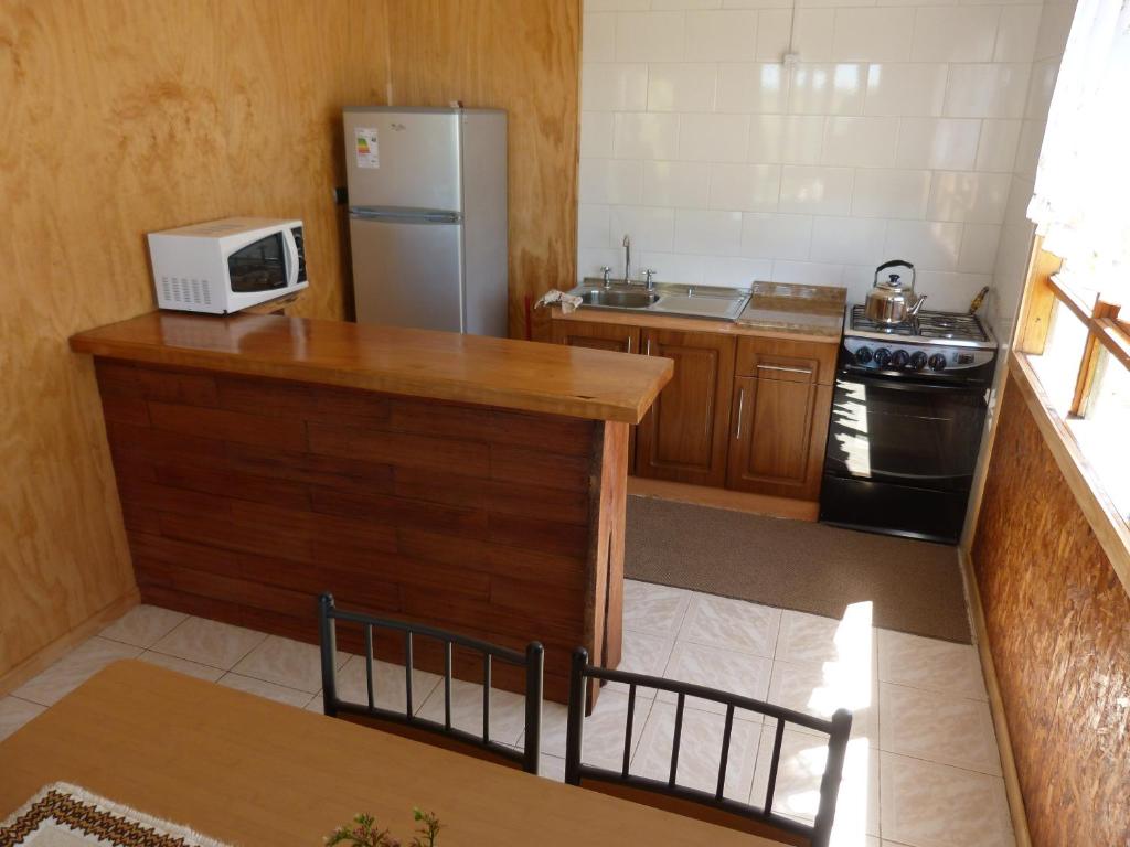 Kuchyň nebo kuchyňský kout v ubytování Agroturismo Coñico