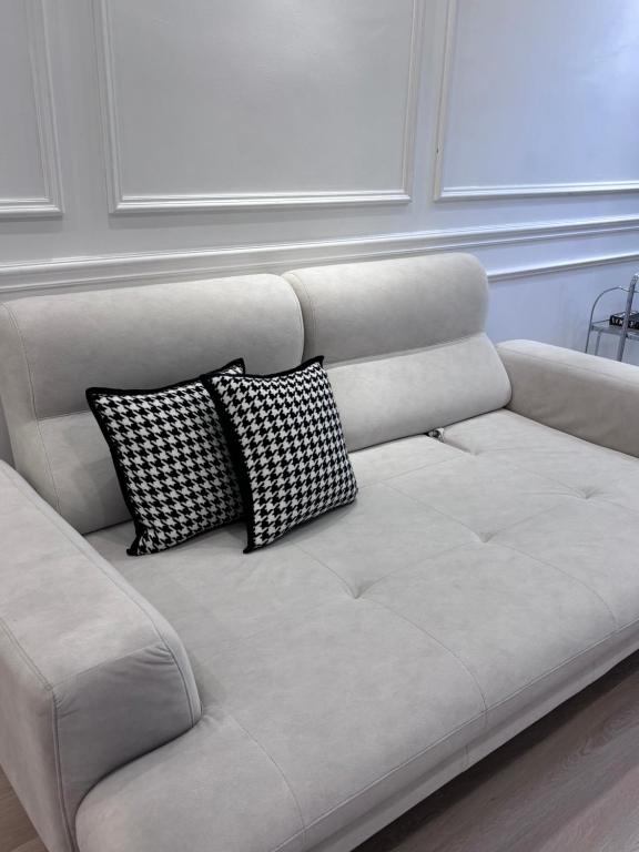Posezení v ubytování French Style Comfy Homestay Alor Setar 现代极简法式温馨民宿
