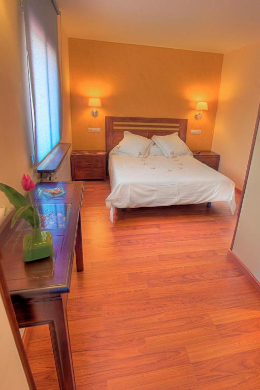 Cama o camas de una habitación en Hotel Casa Custodio