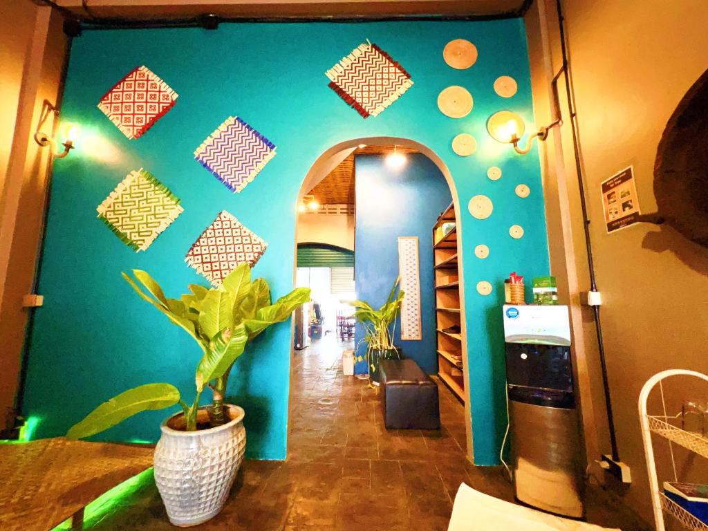 Kuchyň nebo kuchyňský kout v ubytování TT Premium Hostel Vientiane