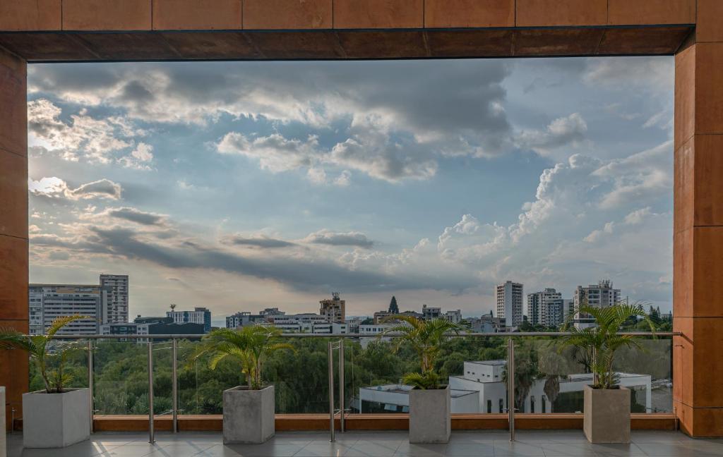 Nespecifikovaný výhled na destinaci Armenia nebo výhled na město při pohledu z apartmánu